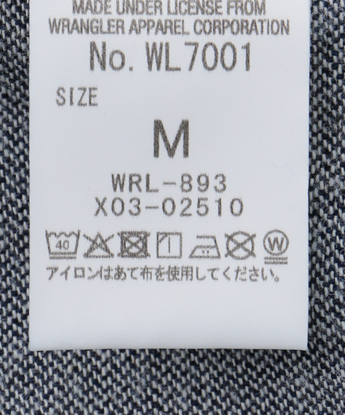 Wrangler（ラングラー）の「【WEB＋一部店舗限定】Wrangler / ラングラー OVERSIZE BOYS JACKET OneWash（デニムジャケット・レディース・ネイビー・MEDIUM）」の12枚目の写真
