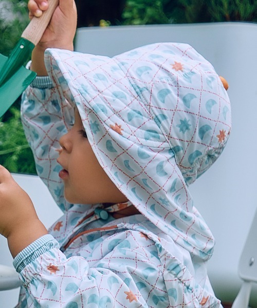 moimoln(モイモルン)の「サン&ムーンUVカットバケットハット・帽子(ハット・キッズ・ミント/ピンク・46cm/48cm/50cm/52cm)」の1枚目の写真