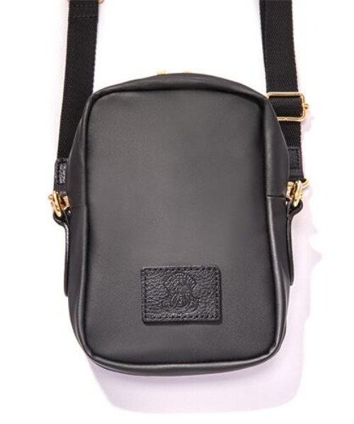 DEVICE(デバイス)の「EMILYSSA レザープレート SW CROSSBODY BAG 日本製 メードインジャパン Made in japan(ショルダーバッグ・レディース・ブラック/ネイビー・FREE)」の3枚目の写真