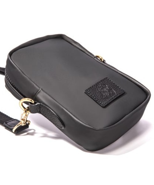 DEVICE(デバイス)の「EMILYSSA レザープレート SW CROSSBODY BAG 日本製 メードインジャパン Made in japan(ショルダーバッグ・レディース・ブラック/ネイビー・FREE)」の5枚目の写真