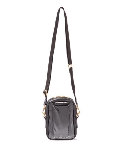 DEVICE(デバイス)の「EMILYSSA レザープレート SW CROSSBODY BAG 日本製 メードインジャパン Made in japan(ショルダーバッグ・レディース・ブラック/ネイビー・FREE)」の9枚目の写真