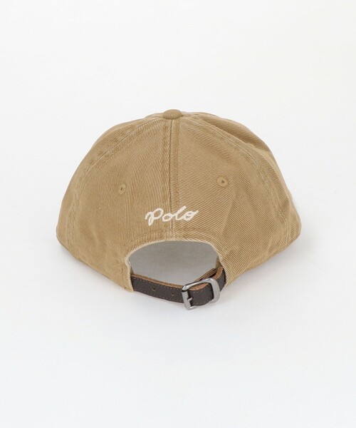 POLO RALPH LAUREN（ポロ ラルフ ローレン）の「＜POLO RALPH LAUREN＞Ralph ロゴキャップ（キャップ・レディース・ベージュ・FREE）」の4枚目の写真