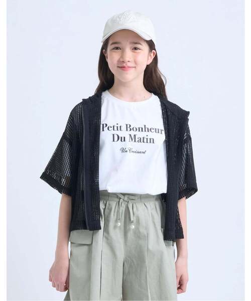 メッシュパーカ＆Tシャツセット（アンサンブル）｜pom ponette junior