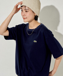LACOSTE × FREAK'S STORE/ラコステ 別注 スピンドル付き クルーネック 半袖Tシャツ
