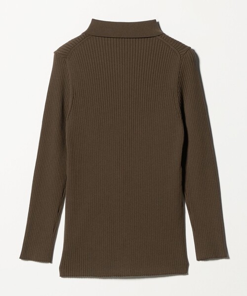 UNITED ARROWS(ユナイテッドアローズ)の「リブ ポロニット カーディガン ‐ウォッシャブル‐(カーディガン/ボレロ・レディース・ブラック/ライトピンク/ダークブラウン・FREE)」の16枚目の写真