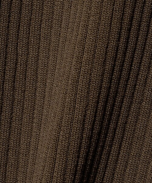 UNITED ARROWS(ユナイテッドアローズ)の「リブ ポロニット カーディガン ‐ウォッシャブル‐(カーディガン/ボレロ・レディース・ブラック/ライトピンク/ダークブラウン・FREE)」の12枚目の写真