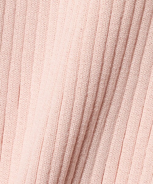 UNITED ARROWS(ユナイテッドアローズ)の「リブ ポロニット カーディガン ‐ウォッシャブル‐(カーディガン/ボレロ・レディース・ブラック/ライトピンク/ダークブラウン・FREE)」の9枚目の写真