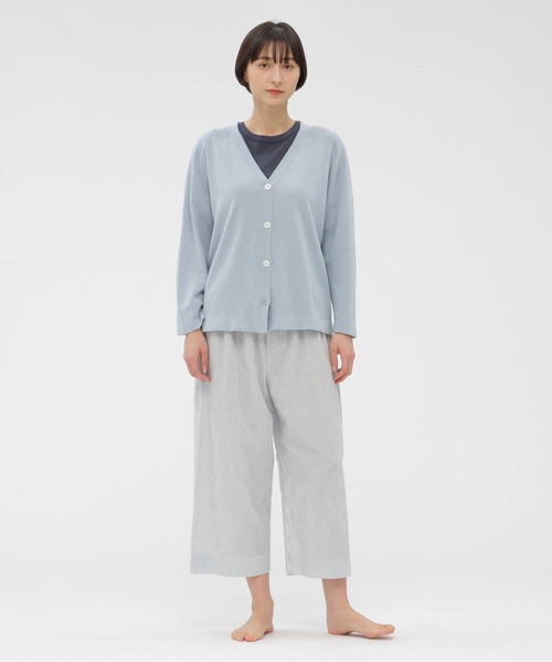 MARGARET HOWELL（マーガレットハウエル）の「PAPER COTTON（カーディガン/ボレロ・レディース・ブルー/グレー・FREE）」の7枚目の写真