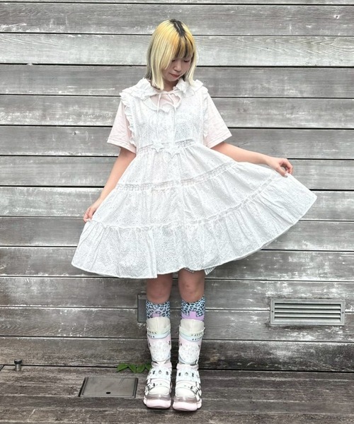 キャンディストリッパー ワンピース STAR LACE MINI ワンピース（ワンピース）｜Candy Stripper