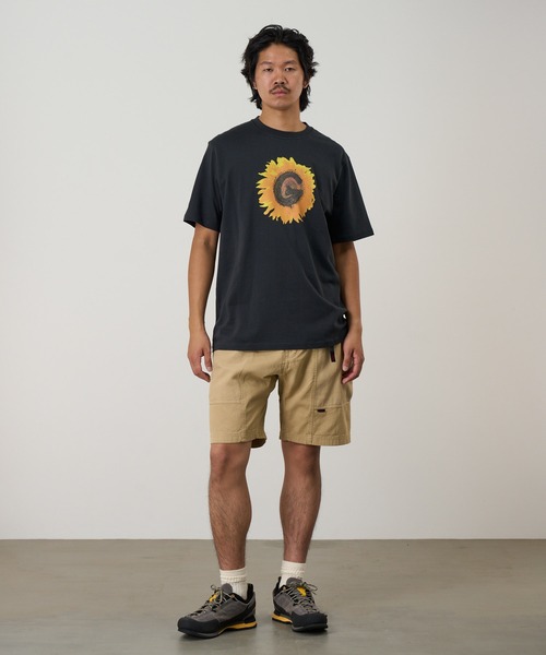Gramicci(グラミチ)の「G-FLOWER TEE|G-フラワーTシャツ(Tシャツ/カットソー・メンズ・ラベンダー/オレンジ系その他/ブラック系その他/ホワイト・M/L/XL/XXL/S)」の10枚目の写真