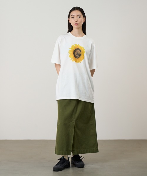 Gramicci(グラミチ)の「G-FLOWER TEE|G-フラワーTシャツ(Tシャツ/カットソー・メンズ・ラベンダー/オレンジ系その他/ブラック系その他/ホワイト・M/L/XL/XXL/S)」の8枚目の写真