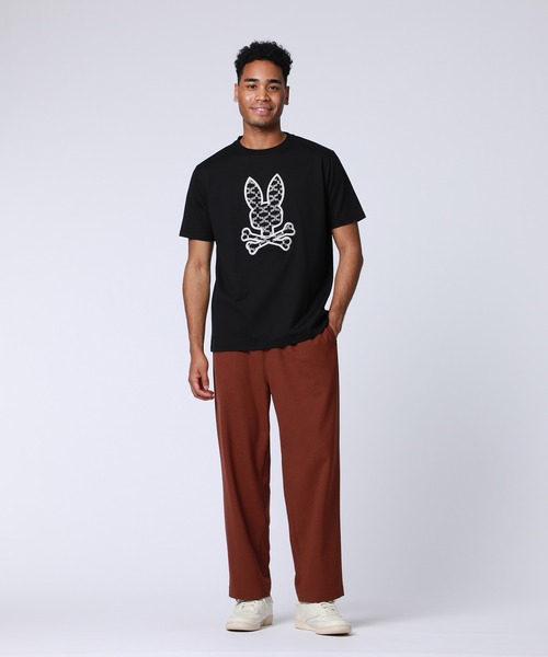 Psycho Bunny（サイコバニー）の「3D刺繍 グラフィックTシャツ（Tシャツ/カットソー・メンズ・ライトグレー/ブラック・SMALL/X-LARGE/LARGE/MEDIUM）」の5枚目の写真