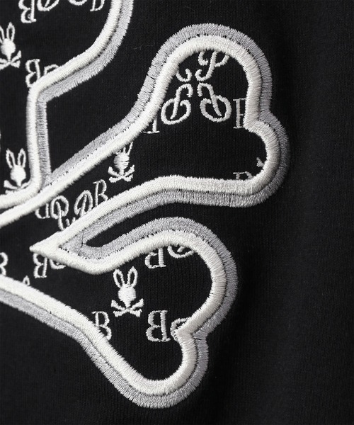 Psycho Bunny（サイコバニー）の「3D刺繍 グラフィックTシャツ（Tシャツ/カットソー・メンズ・ライトグレー/ブラック・SMALL/X-LARGE/LARGE/MEDIUM）」の7枚目の写真