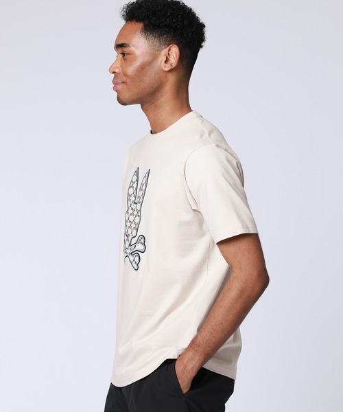 Psycho Bunny（サイコバニー）の「3D刺繍 グラフィックTシャツ（Tシャツ/カットソー・メンズ・ライトグレー/ブラック・SMALL/X-LARGE/LARGE/MEDIUM）」の8枚目の写真