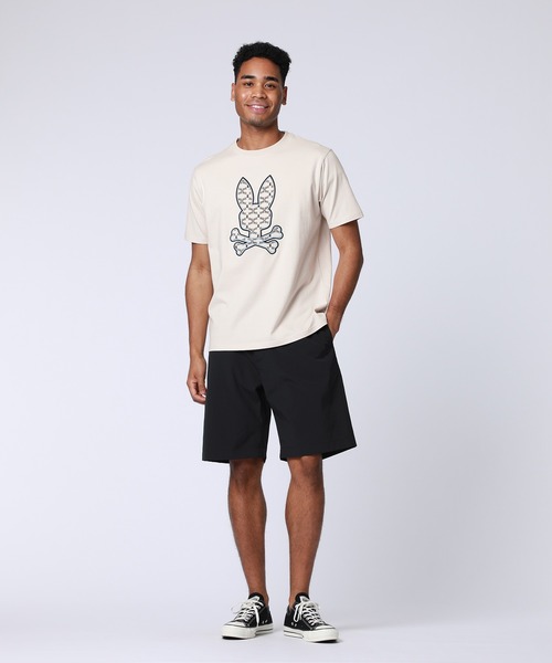 Psycho Bunny（サイコバニー）の「3D刺繍 グラフィックTシャツ（Tシャツ/カットソー・メンズ・ライトグレー/ブラック・SMALL/X-LARGE/LARGE/MEDIUM）」の10枚目の写真