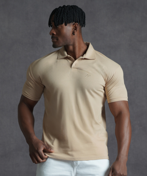 Masslフィットレタリング безземельная футболка T‑shirt — бежевый