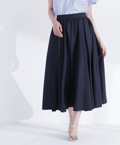 05【極美品】ナチュラルビューティー スカートスーツ 36 ロングスカート S NATURAL BEAUTY BASIC（ナチュラルビューティーベーシック） スカート