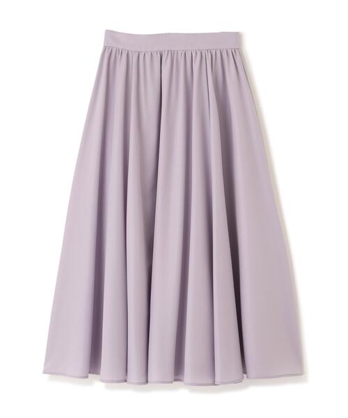 NATURAL BEAUTY BASIC(ナチュラルビューティーベーシック)の「追加生産/低身長サイズ【ちょうど、いい服】ふんわり春風フレアスカート(スカート・レディース・ネイビー/ラベンダー/ベージュ・SMALL/LARGE/P/S/MEDIUM)」の14枚目の写真