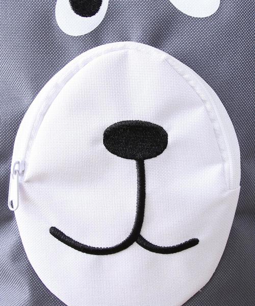 coen（コーエン）の「【coen キッズ】コーエンベアリュック（バックパック/リュック・キッズ・グレー/ネイビー・FREE）」の3枚目の写真