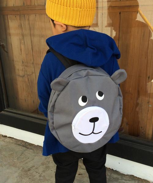 coen（コーエン）の「【coen キッズ】コーエンベアリュック（バックパック/リュック・キッズ・グレー/ネイビー・FREE）」の18枚目の写真