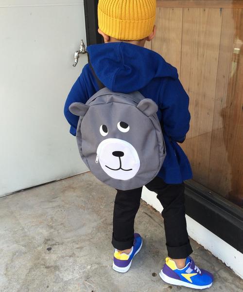 coen（コーエン）の「【coen キッズ】コーエンベアリュック（バックパック/リュック・キッズ・グレー/ネイビー・FREE）」の20枚目の写真