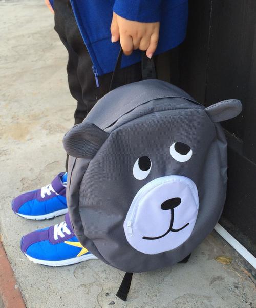 coen（コーエン）の「【coen キッズ】コーエンベアリュック（バックパック/リュック・キッズ・グレー/ネイビー・FREE）」の22枚目の写真