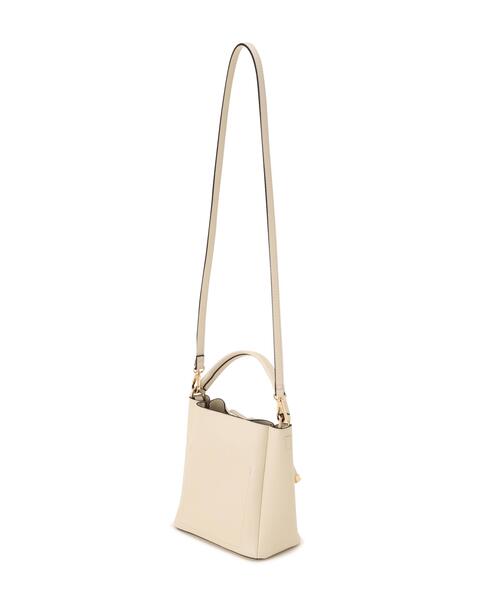 EDIT COLOGNE（エディットコロン）の「ワンハンドルボウバッグ（ショルダーバッグ・レディース・ブラック/オフホワイト/ピンク・ﾌﾘ-）」の4枚目の写真