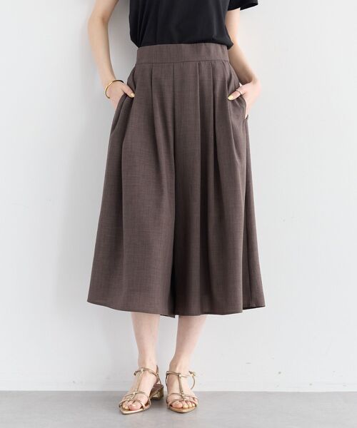 YECCA VECCA(イェッカヴェッカ)の「【UVカット】ガウチョパンツ(その他パンツ・レディース・ブラウン/ライトグレー/ネイビー・FREE)」の3枚目の写真