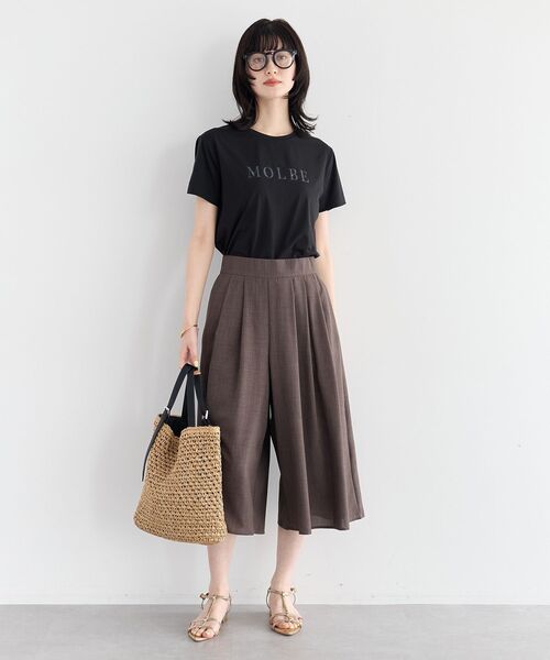 YECCA VECCA(イェッカヴェッカ)の「【UVカット】ガウチョパンツ(その他パンツ・レディース・ブラウン/ライトグレー/ネイビー・FREE)」の10枚目の写真
