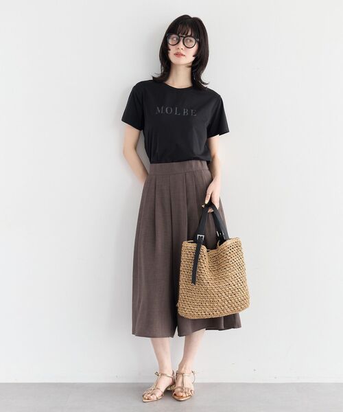YECCA VECCA(イェッカヴェッカ)の「【UVカット】ガウチョパンツ(その他パンツ・レディース・ブラウン/ライトグレー/ネイビー・FREE)」の11枚目の写真