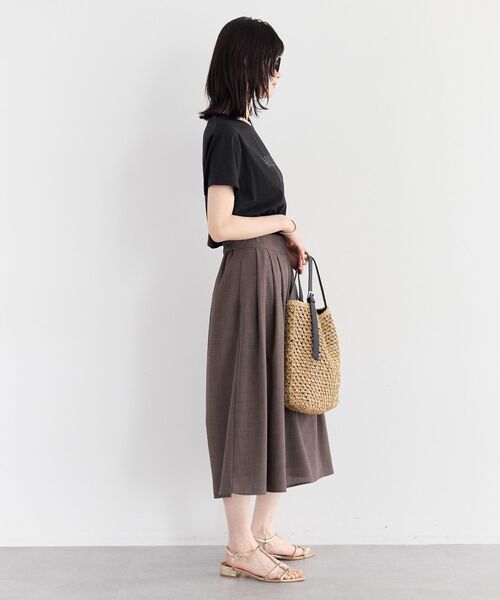 YECCA VECCA(イェッカヴェッカ)の「【UVカット】ガウチョパンツ(その他パンツ・レディース・ブラウン/ライトグレー/ネイビー・FREE)」の12枚目の写真