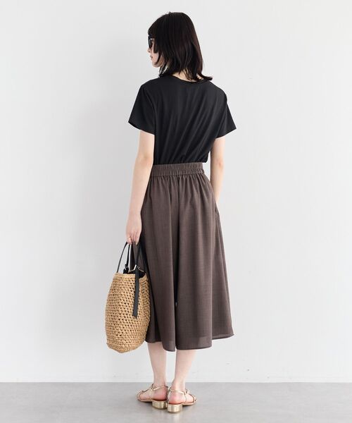YECCA VECCA(イェッカヴェッカ)の「【UVカット】ガウチョパンツ(その他パンツ・レディース・ブラウン/ライトグレー/ネイビー・FREE)」の15枚目の写真