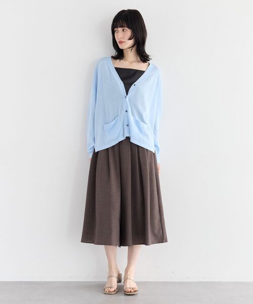 YECCA VECCA(イェッカヴェッカ)の「【UVカット】ガウチョパンツ(その他パンツ・レディース・ブラウン/ライトグレー/ネイビー・FREE)」の16枚目の写真