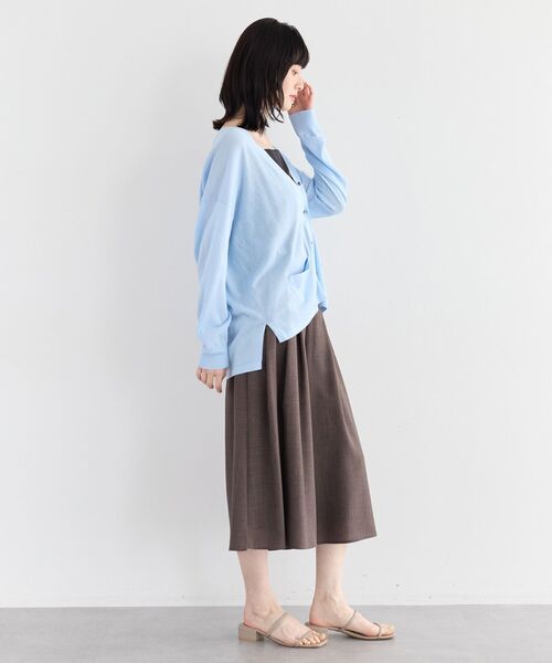 YECCA VECCA(イェッカヴェッカ)の「【UVカット】ガウチョパンツ(その他パンツ・レディース・ブラウン/ライトグレー/ネイビー・FREE)」の17枚目の写真