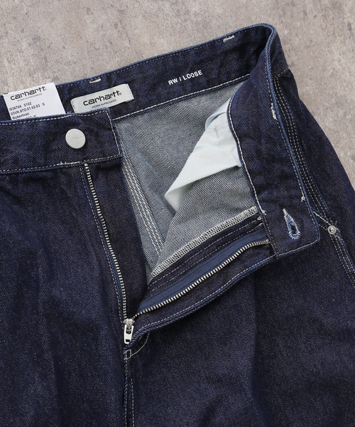 Carhartt WIP(カーハートダブリューアイピー)の「CARHARTT / カーハート ダブリューアイピー W' NIXON SINGLE KNEE SHORT(その他パンツ・レディース・ネイビー・25/24)」の9枚目の写真