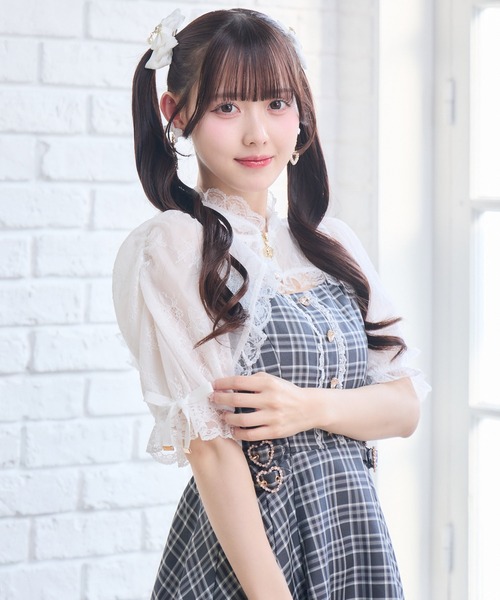 ROJITA(ロジータ)の「レースパーカー付きキャミワンピース(ワンピース・レディース・ピンク/その他/ブラック・FREE)」の9枚目の写真