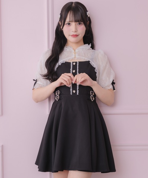 ROJITA(ロジータ)の「レースパーカー付きキャミワンピース(ワンピース・レディース・ピンク/その他/ブラック・FREE)」の17枚目の写真