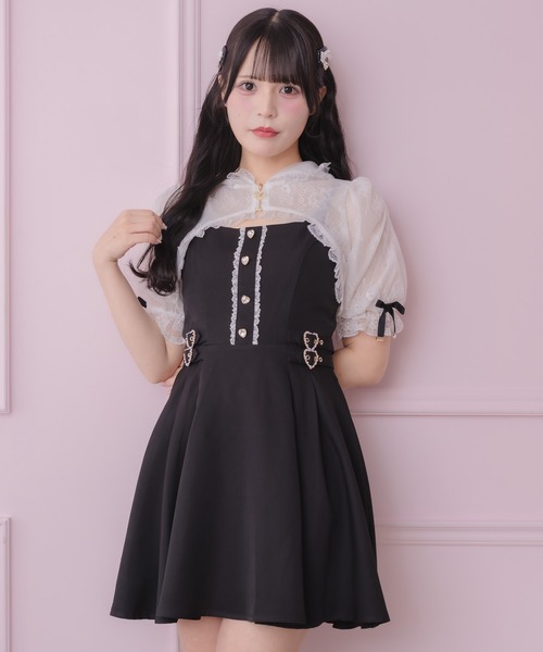 ROJITA(ロジータ)の「レースパーカー付きキャミワンピース(ワンピース・レディース・ピンク/その他/ブラック・FREE)」の19枚目の写真