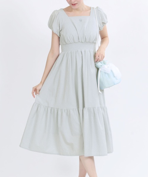 MARY QUANT(マリークワント)の「ウエストシャーリング ワンピース(ワンピース・レディース・ブラック/ブルー/ホワイト・M)」の3枚目の写真