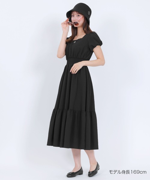 MARY QUANT(マリークワント)の「ウエストシャーリング ワンピース(ワンピース・レディース・ブラック/ブルー/ホワイト・M)」の14枚目の写真