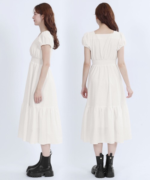 MARY QUANT(マリークワント)の「ウエストシャーリング ワンピース(ワンピース・レディース・ブラック/ブルー/ホワイト・M)」の7枚目の写真