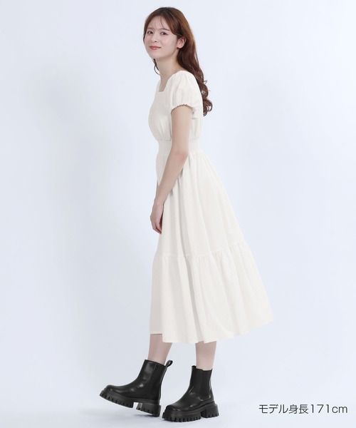MARY QUANT(マリークワント)の「ウエストシャーリング ワンピース(ワンピース・レディース・ブラック/ブルー/ホワイト・M)」の9枚目の写真