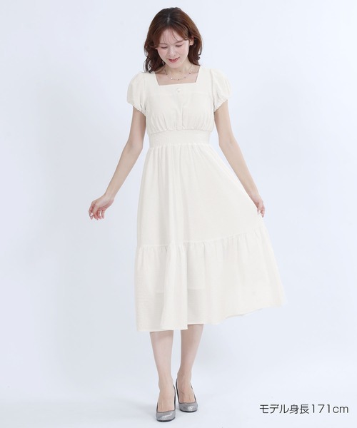MARY QUANT(マリークワント)の「ウエストシャーリング ワンピース(ワンピース・レディース・ブラック/ブルー/ホワイト・M)」の10枚目の写真
