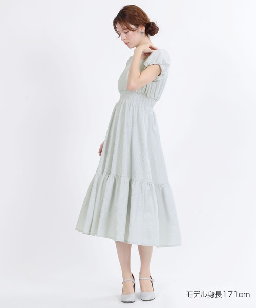 MARY QUANT(マリークワント)の「ウエストシャーリング ワンピース(ワンピース・レディース・ブラック/ブルー/ホワイト・M)」の19枚目の写真