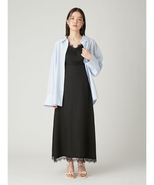 FRAY I.D(フレイアイディー)の「【LUMISHADE】オーバーサイズシャツ/ウォッシャブル・UVカット・防シワ・接触冷感(シャツ/ブラウス・レディース・ライトブルー/イエロー/ホワイト・F)」の22枚目の写真