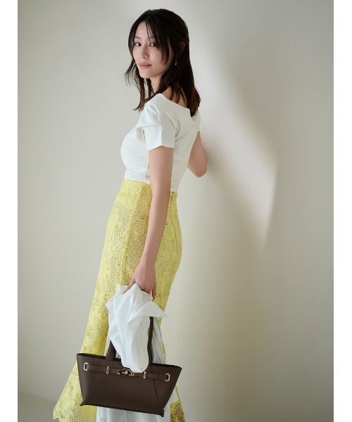 FRAY I.D(フレイアイディー)の「【LUMISHADE】オーバーサイズシャツ/ウォッシャブル・UVカット・防シワ・接触冷感(シャツ/ブラウス・レディース・ライトブルー/イエロー/ホワイト・F)」の5枚目の写真