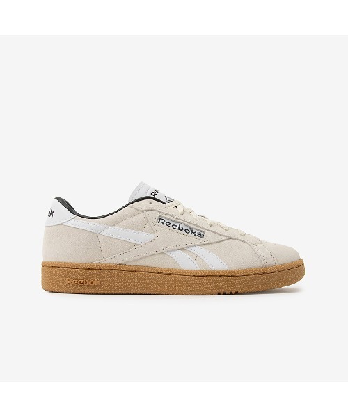 Reebok（リーボック）の「クラブシー グラウンズ UK / CLUB C GROUNDS UK（スニーカー・メンズ・アイボリー/グリーン/ライトグレー・22.5cm/23.0cm/23.5cm/24.5cm/24.0cm/25.0cm/25.5cm/26.0cm/26.5cm/27.0cm/27.5cm/28.0cm/28.5cm/29.0cm）」の14枚目の写真