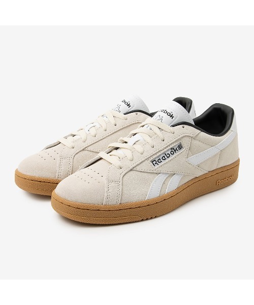 Reebok（リーボック）の「クラブシー グラウンズ UK / CLUB C GROUNDS UK（スニーカー・メンズ・アイボリー/グリーン/ライトグレー・22.5cm/23.0cm/23.5cm/24.5cm/24.0cm/25.0cm/25.5cm/26.0cm/26.5cm/27.0cm/27.5cm/28.0cm/28.5cm/29.0cm）」の15枚目の写真