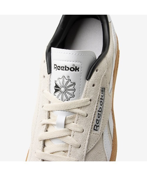 Reebok（リーボック）の「クラブシー グラウンズ UK / CLUB C GROUNDS UK（スニーカー・メンズ・アイボリー/グリーン/ライトグレー・22.5cm/23.0cm/23.5cm/24.5cm/24.0cm/25.0cm/25.5cm/26.0cm/26.5cm/27.0cm/27.5cm/28.0cm/28.5cm/29.0cm）」の19枚目の写真
