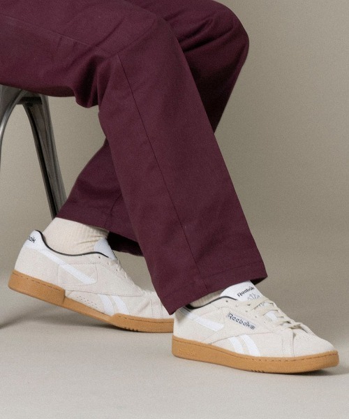 Reebok（リーボック）の「クラブシー グラウンズ UK / CLUB C GROUNDS UK（スニーカー・メンズ・アイボリー/グリーン/ライトグレー・22.5cm/23.0cm/23.5cm/24.5cm/24.0cm/25.0cm/25.5cm/26.0cm/26.5cm/27.0cm/27.5cm/28.0cm/28.5cm/29.0cm）」の8枚目の写真